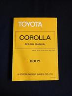Cahier d'atelier de carrosserie Toyota Corolla (KE70 et TE70, Enlèvement ou Envoi