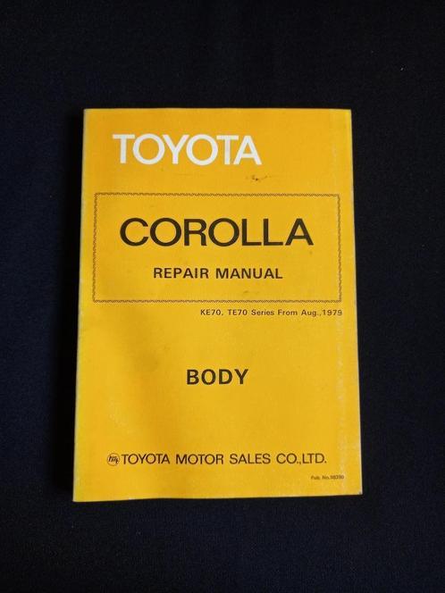 Cahier d'atelier de carrosserie Toyota Corolla (KE70 et TE70, Autos : Divers, Modes d'emploi & Notices d'utilisation, Enlèvement ou Envoi