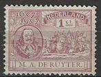 Nederland 1907 - Yvert 74 - Admiraal De Ruyter (PF), Envoi, Non oblitéré