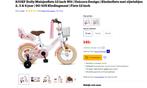 Meisjes kinderfiets, Fietsen en Brommers, Fietsen | Kinderfietsjes, Ophalen, Zo goed als nieuw, Minder dan 16 inch, Sjoef