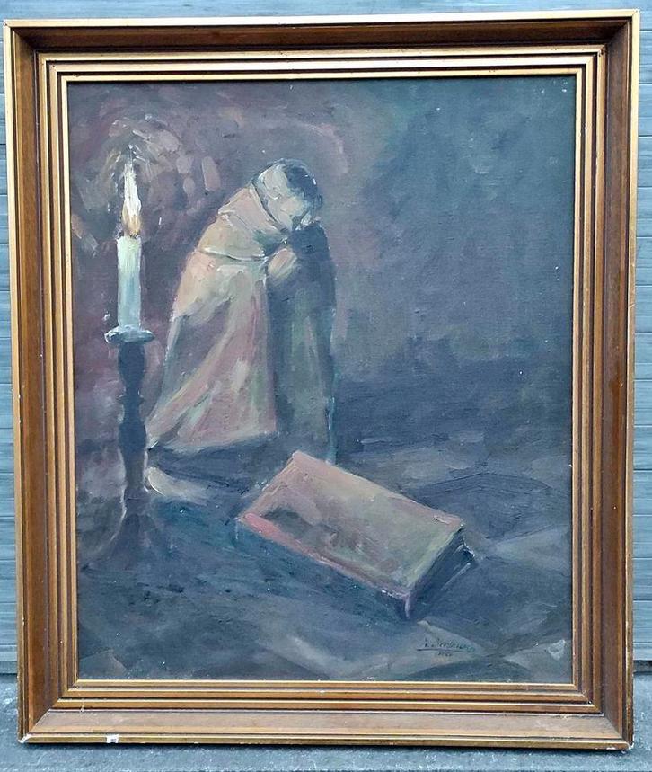 Huile sur toile nature morte signe m Bertrand, Antiquités & Art, Art | Peinture | Classique, Enlèvement ou Envoi