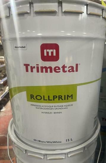 Peinture Primer intérieur TRIMETAL Rollprim Mat 15L Blanc