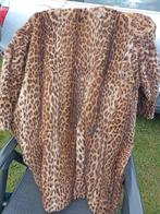leopard luipaard jas met hermelijn kraag vintage, Vêtements | Femmes, Vestes | Hiver, Comme neuf, Enlèvement ou Envoi