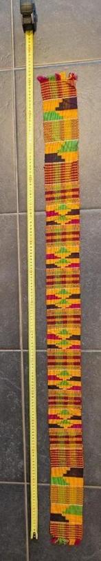 Tissu Kente, tissu ghanéen, fait main, original, Enlèvement ou Envoi, Utilisé, Intérieur