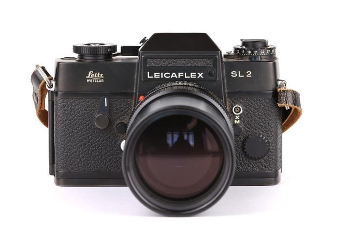 LeicaFlex SL2 Leica Apo-Telyt 180f3.4 Super Angulon Leitz, Audio, Tv en Foto, Fotocamera's Analoog, Zo goed als nieuw, Spiegelreflex