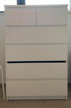 IKEA MALM ladekast wit, Huis en Inrichting, Ophalen, Gebruikt, 5 laden of meer, 100 tot 150 cm