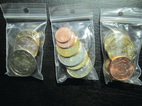 Euro munten setjes 1c tot 2 euro unc in zakje, Timbres & Monnaies, Monnaies | Europe | Monnaies euro, Série, Autres valeurs, Finlande