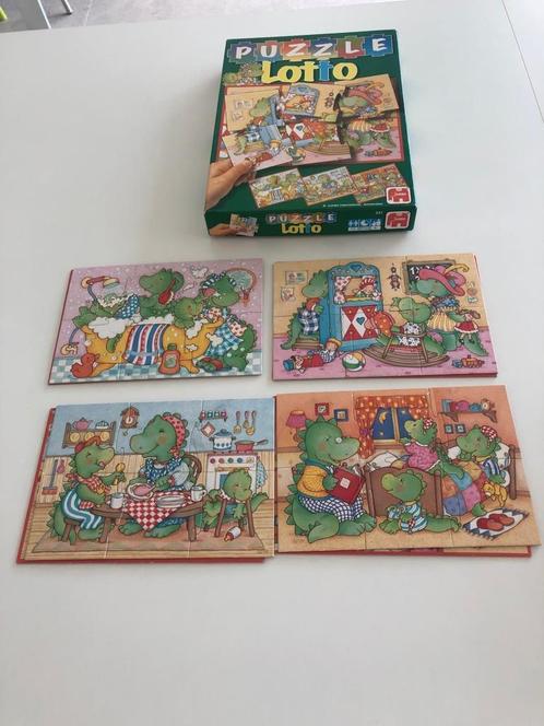 puzzel - lotto - Jumbo -, Kinderen en Baby's, Speelgoed | Kinderpuzzels, Gebruikt, 2 tot 4 jaar, Minder dan 10 stukjes, Ophalen of Verzenden