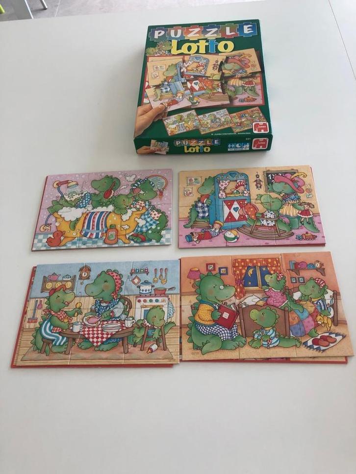 puzzel - lotto - Jumbo -, Kinderen en Baby's, Speelgoed | Kinderpuzzels, Gebruikt, 2 tot 4 jaar, Minder dan 10 stukjes, Ophalen of Verzenden