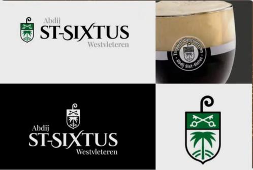 Reclamebord vintage Abdij St-Sixtus Westvleteren - mancave, Verzamelen, Merken en Reclamevoorwerpen, Zo goed als nieuw, Reclamebord