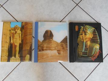 EGYPTE...lot de 3 albums photos  pour 25euros beschikbaar voor biedingen