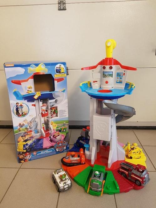 Paw Patrol Grote Uitkijktoren 85 cm hoog met licht en geluid, Kinderen en Baby's, Speelgoed | Overig, Zo goed als nieuw, Jongen of Meisje