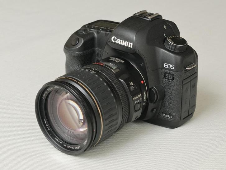 Canon 5D mark II + EF 28-135mm lens, Audio, Tv en Foto, Fotocamera's Digitaal, Gebruikt, Spiegelreflex, Canon, 4 t/m 7 keer, Ophalen of Verzenden
