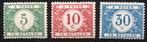 1919. Strafport. TX26-27-30. MNH., Postzegels en Munten, Ophalen of Verzenden, Orginele gom, Postfris, Postfris