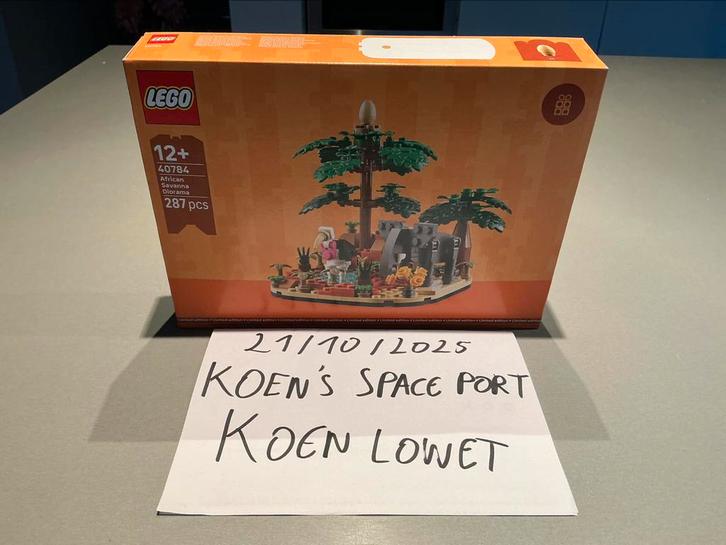 Lego Promotional 40784 Afrikaanse Savanne Diorama, Kinderen en Baby's, Speelgoed | Duplo en Lego, Nieuw, Lego, Complete set, Ophalen of Verzenden