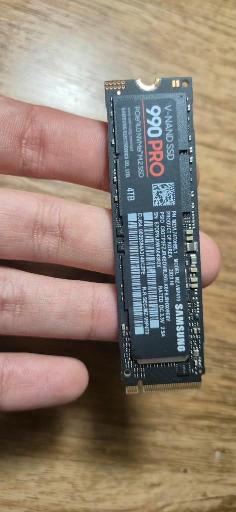 Samsung 990 pro 4 TB, Computers en Software, Harde schijven, Ophalen