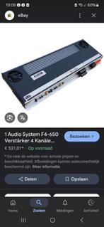 Audio system versterker F4 650 4 X 170 WATT RMS, Auto diversen, Autospeakers, Ophalen of Verzenden, Nieuw