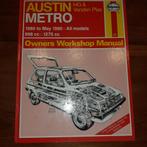 AUSTIN METRO owners workshop manual, Ophalen of Verzenden