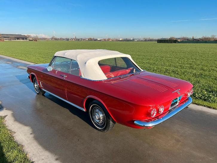 Chevrolet Corvair 1963, Auto's, Oldtimers, Bedrijf, Te koop, Chevrolet, Benzine, Cabriolet, 3 deurs, Handgeschakeld, Rood, Overige kleuren