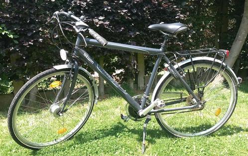 Btwin riverside herenfiets, Fietsen en Brommers, Fietsen | Heren | Herenfietsen, Gebruikt, Overige merken, 65 cm of meer, Versnellingen