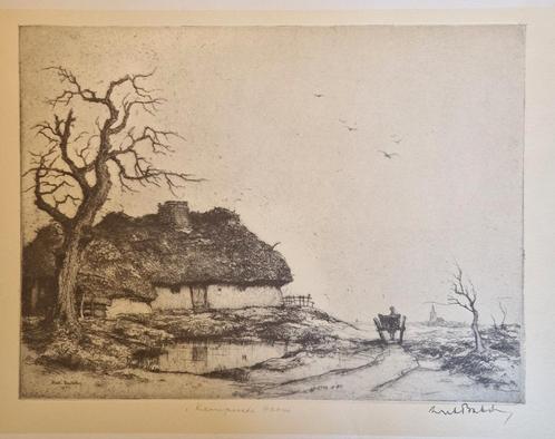 Dirk Baksteen | Premieplaat aan ereleden Grafisch Genootshap, Antiek en Kunst, Kunst | Litho's en Zeefdrukken, Ophalen