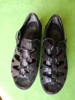 ZWARTE LEREN VETERSANDALEN DAMES, DUREA MAAT 41 UITNEEMBAAR, Kleding | Dames, Schoenen, Durea, Zwart, Zo goed als nieuw, Sandalen of Muiltjes
