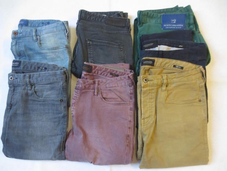Mooie jeans broeken - Scotch & Soda, Pepe Jeans, Iceberg, .., Kleding | Heren, Broeken en Pantalons, Gedragen, Maat 48/50 (M)