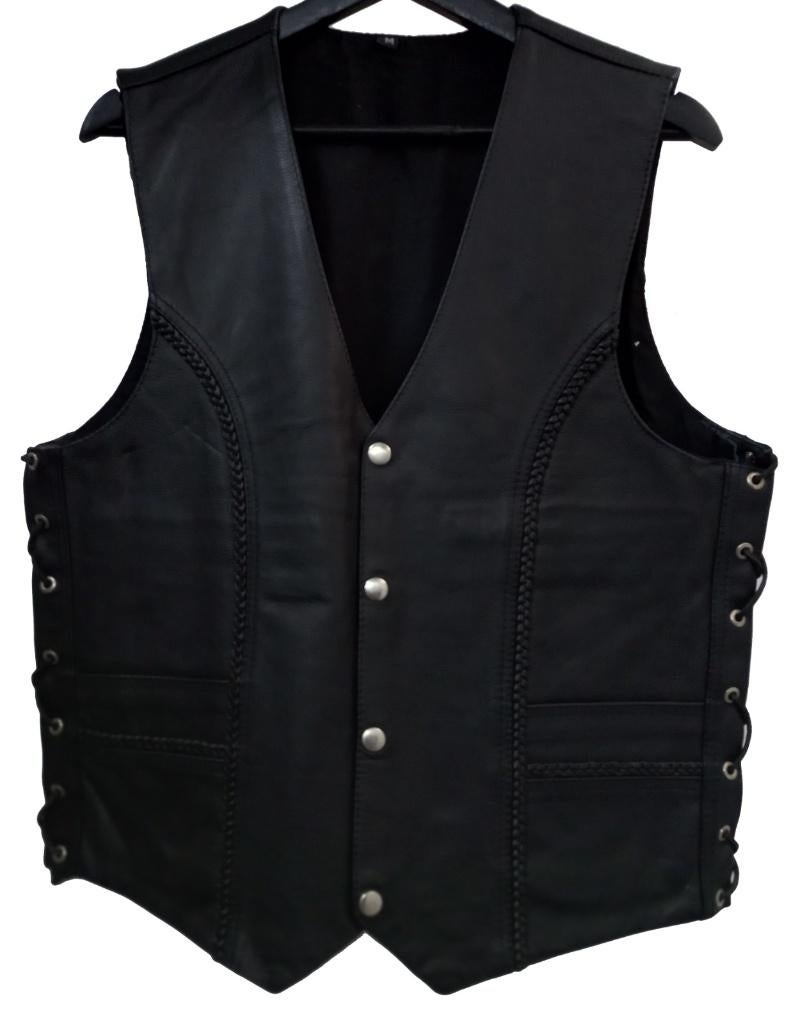 Nieuw leren motorvest, Motoren, Kleding | Motorkleding, Jas | leer, Dames, Heren, Nieuw met kaartje, Verzenden