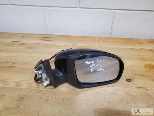 Skoda Fabia 2007 - 2013 spiegel rechts elektrisch zwart €30, Auto-onderdelen, Spiegels, Skoda, Gebruikt, Ophalen of Verzenden