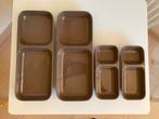 4 bruine aperitiefschalen Cosy&Trendy, Ophalen, Overige typen, Zo goed als nieuw, Effen