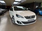 Peugeot 308 SW 1.2 PureTech GT Line ST*LEDER*GPS*LED*TREKHAK, Auto's, Peugeot, Voorwielaandrijving, Euro 6, 1199 cc, Wit