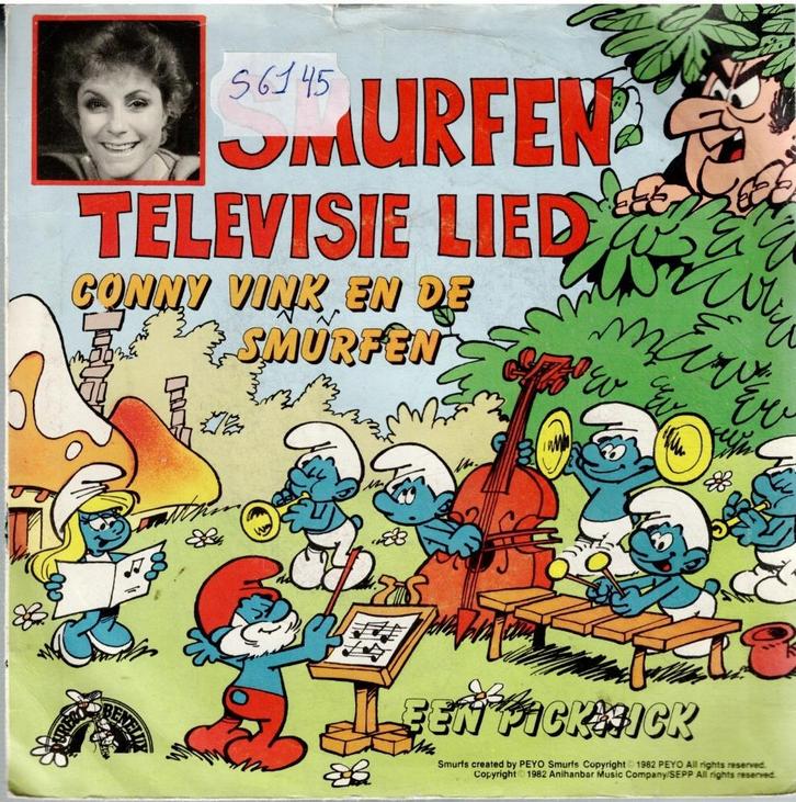 Vinyl, 7"   /    Conny Vink En De Smurfen* – Smurfen Televis, CD & DVD, Vinyles | Autres Vinyles, Autres formats, Enlèvement ou Envoi
