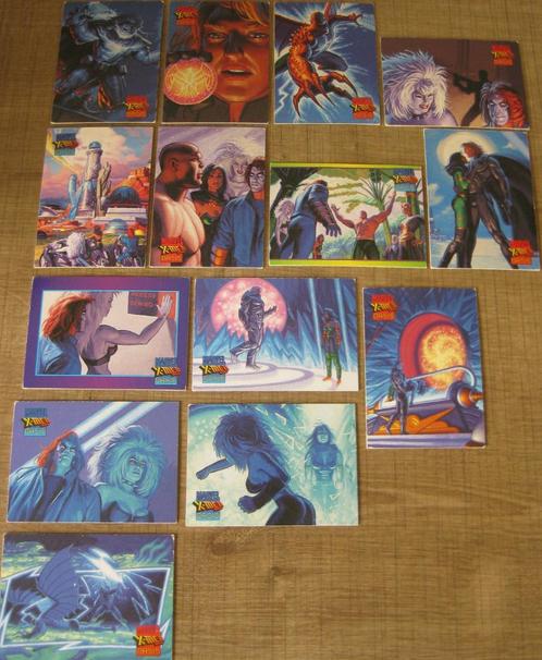 14 verschillende verzamelkaarten Marvel's X-Men 2099 O, Collections, Personnages de BD, Utilisé, Image, Affiche ou Autocollant