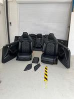 Audi A6 (C7) Topsport leder wit stiksel honingraat, Auto-onderdelen, Interieur en Bekleding, Ophalen, Audi