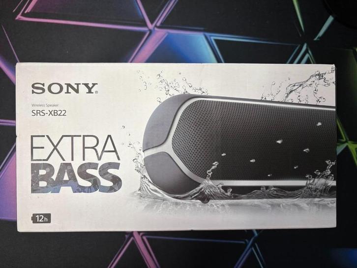 Sony SRS-XB22 Bluetooth Extra Bass LED licht Waterdicht 12H, Audio, Tv en Foto, Luidsprekerboxen, Zo goed als nieuw, Overige typen