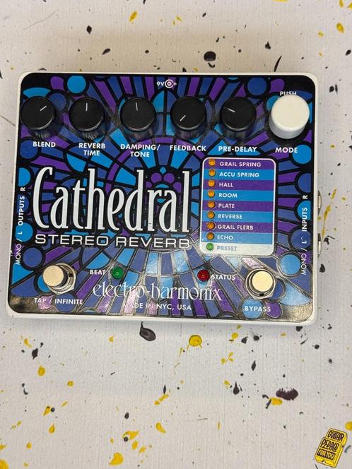 Electro-Harmonix Cathedral Stereo Reverb, Muziek en Instrumenten, Effecten, Gebruikt, Reverb, Ophalen of Verzenden
