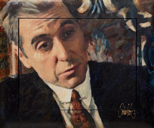 Al Pacino Godfather giclee Peter Donkersloot, Antiek en Kunst, Kunst | Schilderijen | Modern, Ophalen of Verzenden