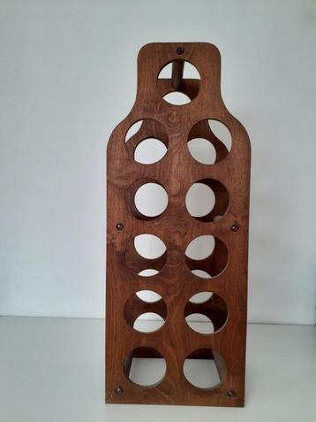 houten wijnrek voor 11 flessen beschikbaar voor biedingen