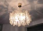 vintage designer Doria kroonluchter 60er jaren xl, 50 tot 75 cm, Ophalen of Verzenden, Zo goed als nieuw, Glas