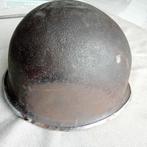 Casque américain à couture avant, impact de balle, Collections, Enlèvement ou Envoi, Armée de terre, Casque ou Béret