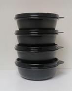 Tupperware™ « Bol Espace » 300 ml x 4 - noir, Envoi, Neuf, Bleu, Boîte