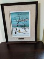 schilderij van een winterlandschap van Walter Witgeers, Antiek en Kunst, Ophalen