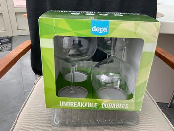 DEPA GIN- GLAZEN (onbreekbaar), Enlèvement, Neuf