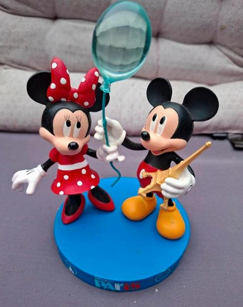Standbeelden van Mickey en Minnie Disneyland Paris, Verzamelen, Disney, Zo goed als nieuw, Ophalen of Verzenden