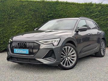 Audi e-tron (Q8) - 2x s-line + black style - matrix beschikbaar voor biedingen