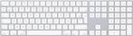 Draadloos Apple Magic Keyboard met numeriek deel AZERTY, Azerty, Ophalen of Verzenden, Zo goed als nieuw, Draadloos