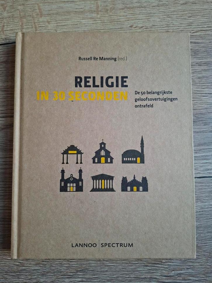 Boek : Religie in 30 Seconden / Russell Re Manning, Boeken, Godsdienst en Theologie, Zo goed als nieuw, Ophalen of Verzenden
