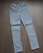 Skinny katoenen broek blauw/wit motief – Okaidi – maat 128, Kinderen en Baby's, Kinderkleding | Maat 128, Okaïdi, Meisje, Gebruikt