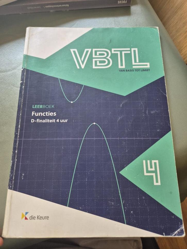 VBTL 4 – Leerboek Functies D-4 uur (2021, tweedehands), Boeken, Schoolboeken, Nieuw, Wiskunde A, ASO, Ophalen of Verzenden