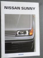 Nissan Sunny & Coupe & GTI 1989 1990 Brochure, Boeken, Auto's | Folders en Tijdschriften, Ophalen of Verzenden, Nissan